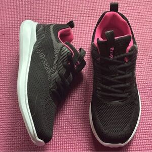 Propet | Mesh Lace Up Sneakers with Pink Trim 🖤